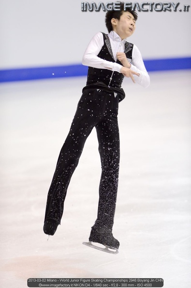2013-03-02 Milano - World Junior Figure Skating Championships 2946 Boyang Jin CHN.jpg